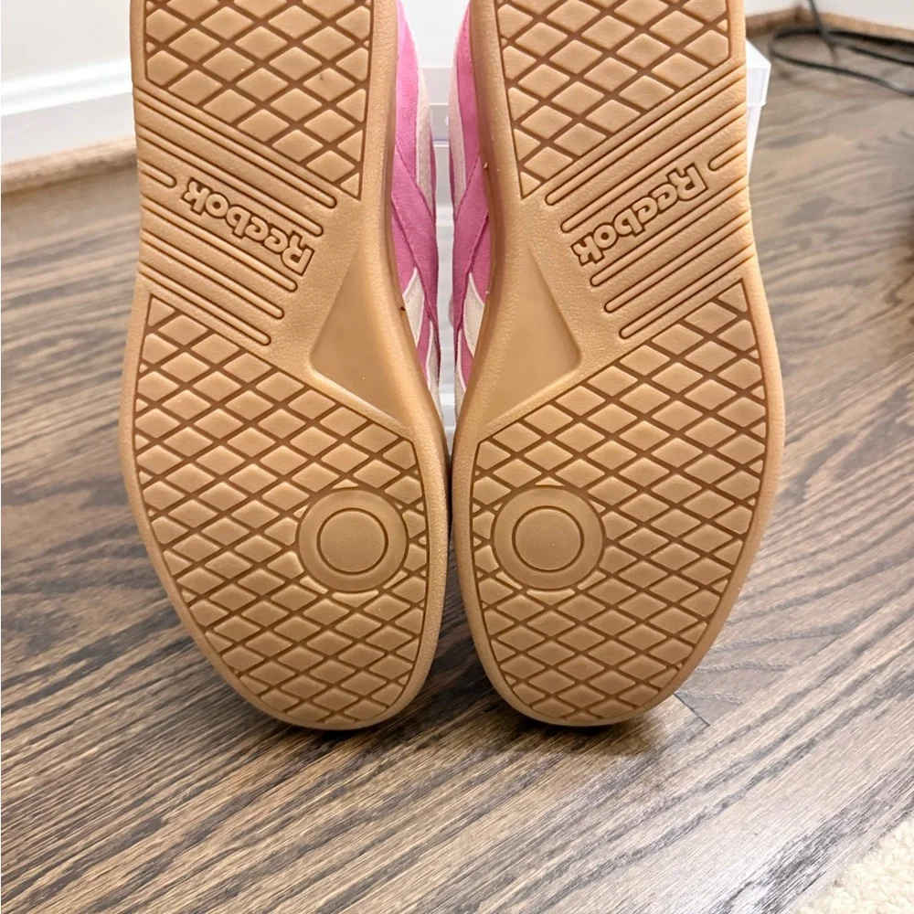 Reebok Women’s Forte Lounger Classic Pink Suede Sneakers Size 8.5 Like New - Picture 5 of 7